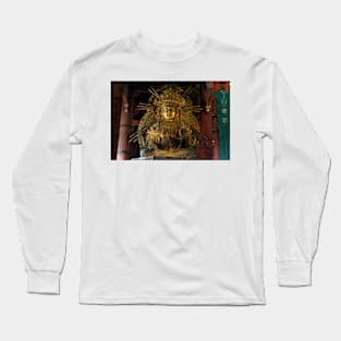  the Bodhisattwa at Todai-ji Temple in Nara, Japan Long Sleeve T-Shirt